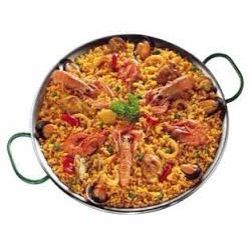 Paellera de acero pulido 42 cm.