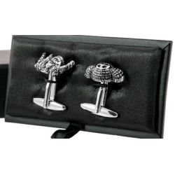 Metal cufflinks Flamenco and Bull