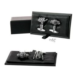 Metal cufflinks Flamenco and Bull