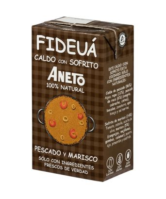 Caldo con sofrito para Fideuá Aneto 1 l.