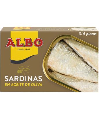 Sardinen in Olivenöl Albo 120 g.