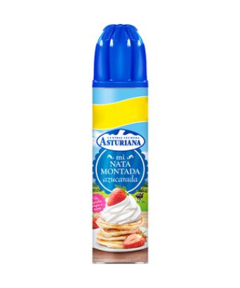 Gesüßte Schlagsahne Central Lechera Asturiana spray 500 ml.