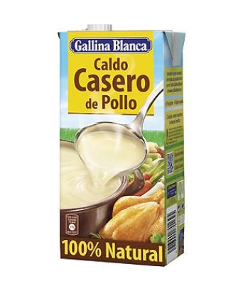 Caldo de pollo casero Gallina Blanca