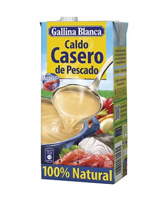 Caldo de pescado casero Gallina Blanca