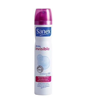 Desodorante spray Sanex Dermo invisible 200 ml.