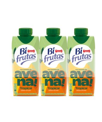 Zumo Bifrutas Tropical Avena pack 3 ud. x 330 ml.