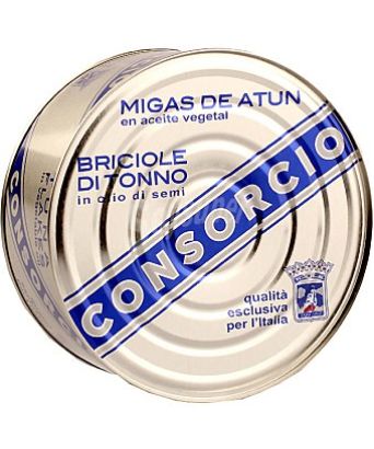 Migas de atún en aceite de girasol Consorcio 1 Kg.