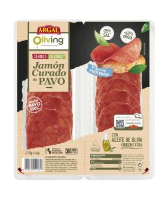 jambon de dinde séché Argal 70 gr.