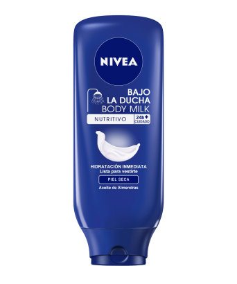 Boby Milk Nutritivo Nivea Bajo la ducha 400 ml.