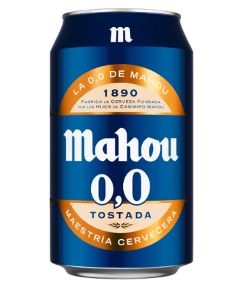 Cerveza tostada sin alcohol Mahou 33 cl.