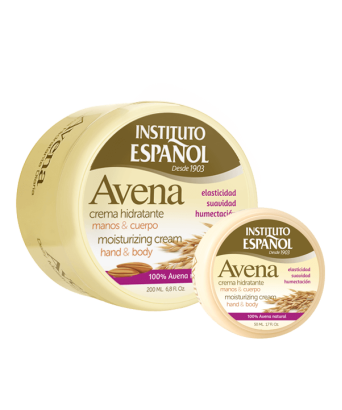 Crema Instituto Español Avena manos y cuerpo 400 ml.
