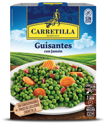 Erbsen mit Schinken Carretilla 300 gr.