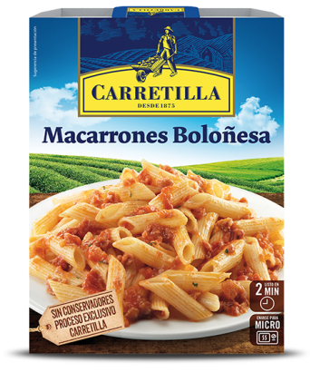 Macarrones Boloñesa Carretilla 325 gr.