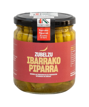 Piparras Zubelzu Ibarrako 120 gr.