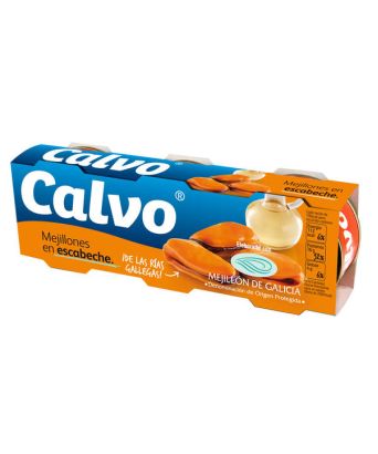 Mejillones en Escabeche Calvo pack 3 ud.