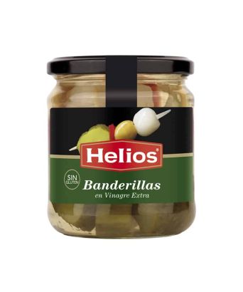 Banderilles au vinaigre Helios 330 gr.