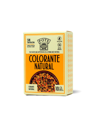 Colorante natural Pote 10 sobres