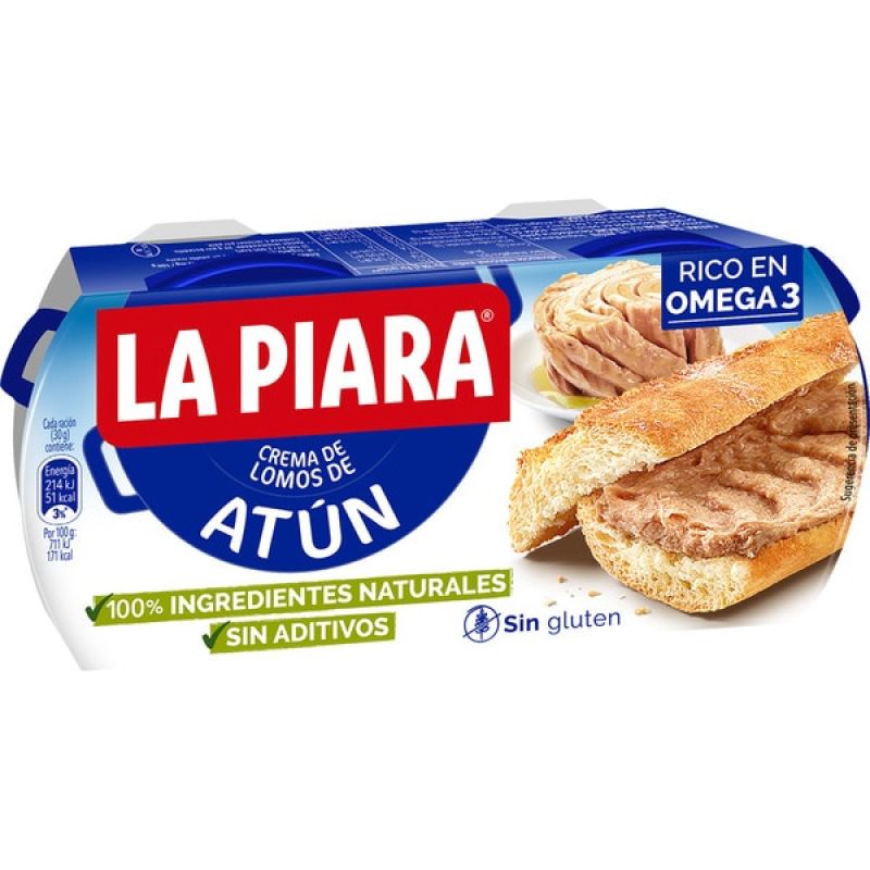 Thon Pâté La Piara pétrole 2 pcs. x 80 gr.