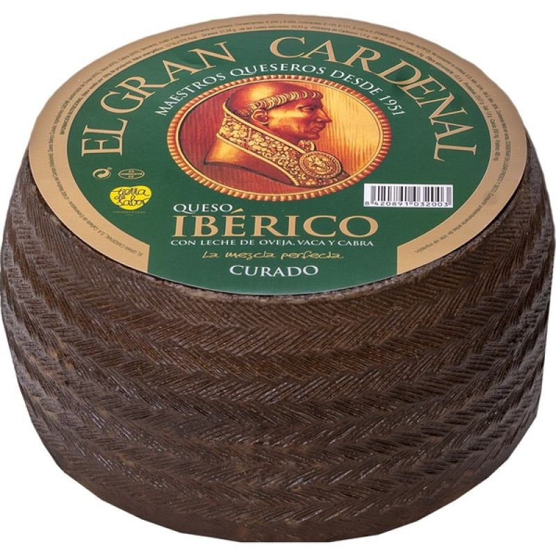 Cured Iberian cheese Gran Cardenal 3 kg.