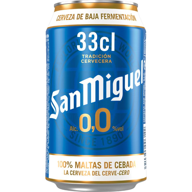 San Miguel alkoholfreies Bier 33 cl. pack 24 ud.