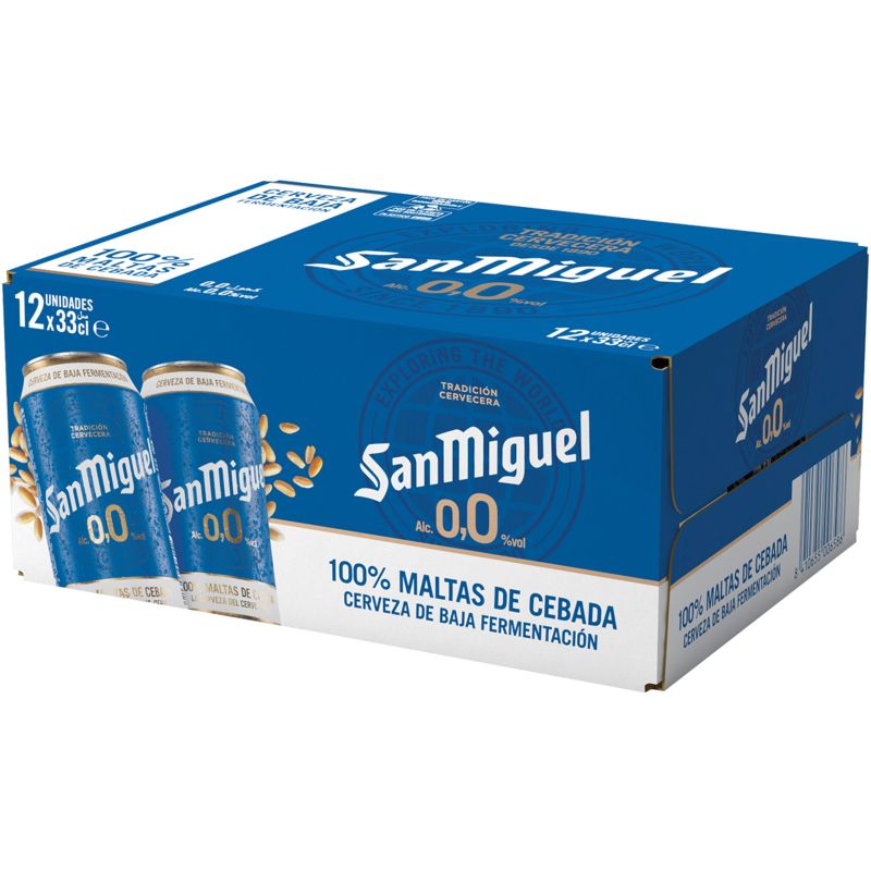 San Miguel alkoholfreies Bier 33 cl. pack 24 ud.