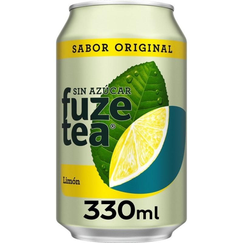 Thé au citron sans sucre Fuze Tea 33 cl.