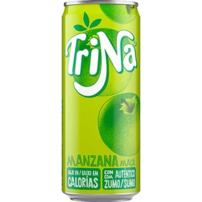 Trina 33 cl apple flavor. pack 8 cans