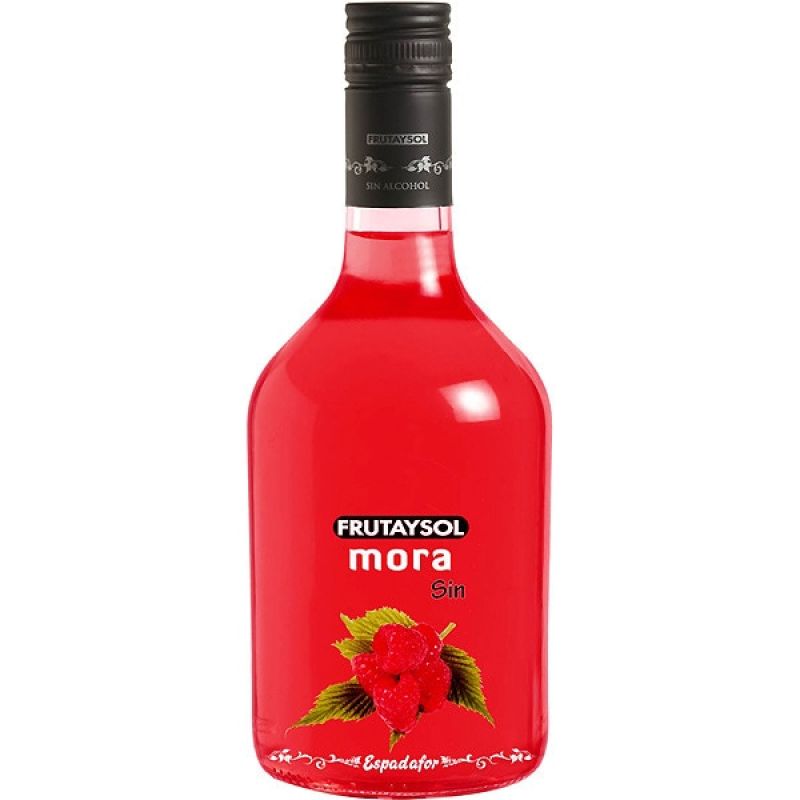 Licor de mora Frutaysol sin alcohol 750 ml.