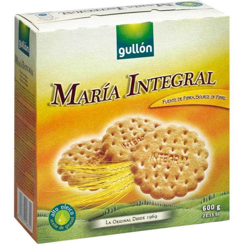 Biscuits María Integral Gullón 600 gr.