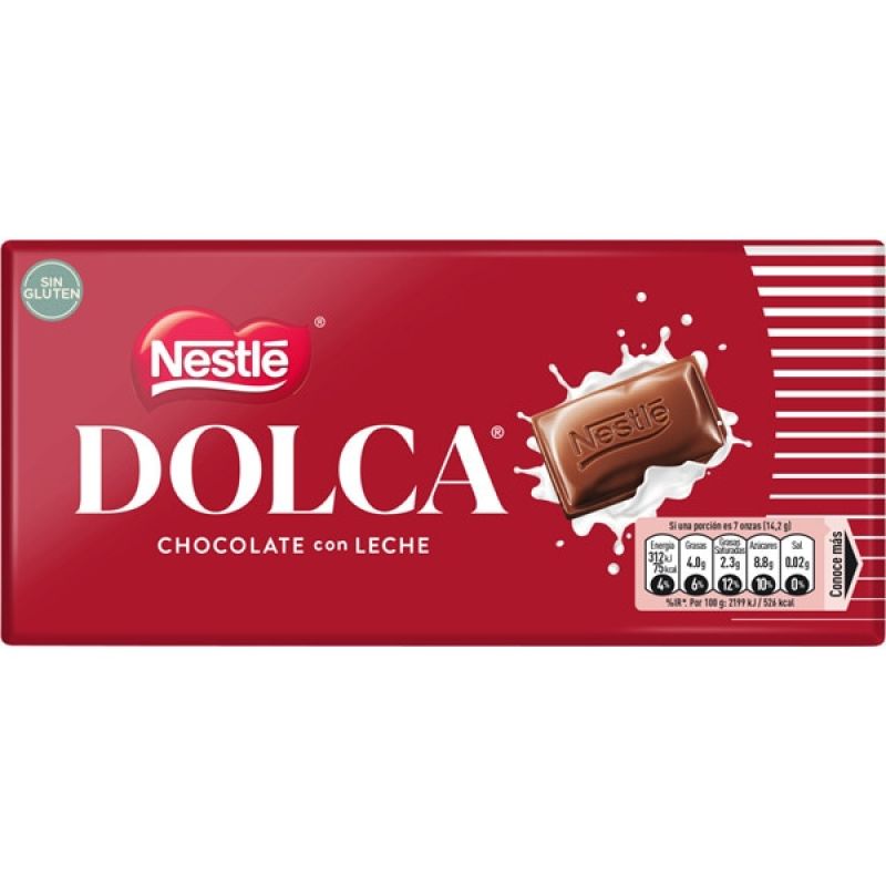 Dolca Nestlé chocolat au lait 100 gr.