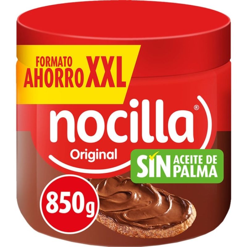 Crème de cacao et noisettes Nocilla 850 gr.