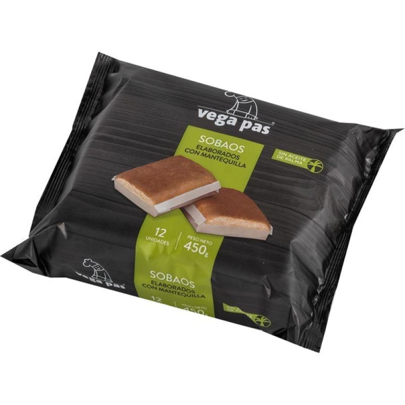Sobaos Pasiegos con mantequilla Vega Pas 12 ud. 450 gr.