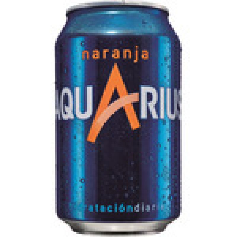Aquarius 33 saveur de orange cl.Pack 8 canettes