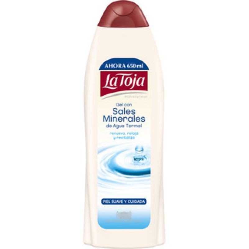 Gel avec des minéraux La Toja à l´eau thermale de 550 ml.