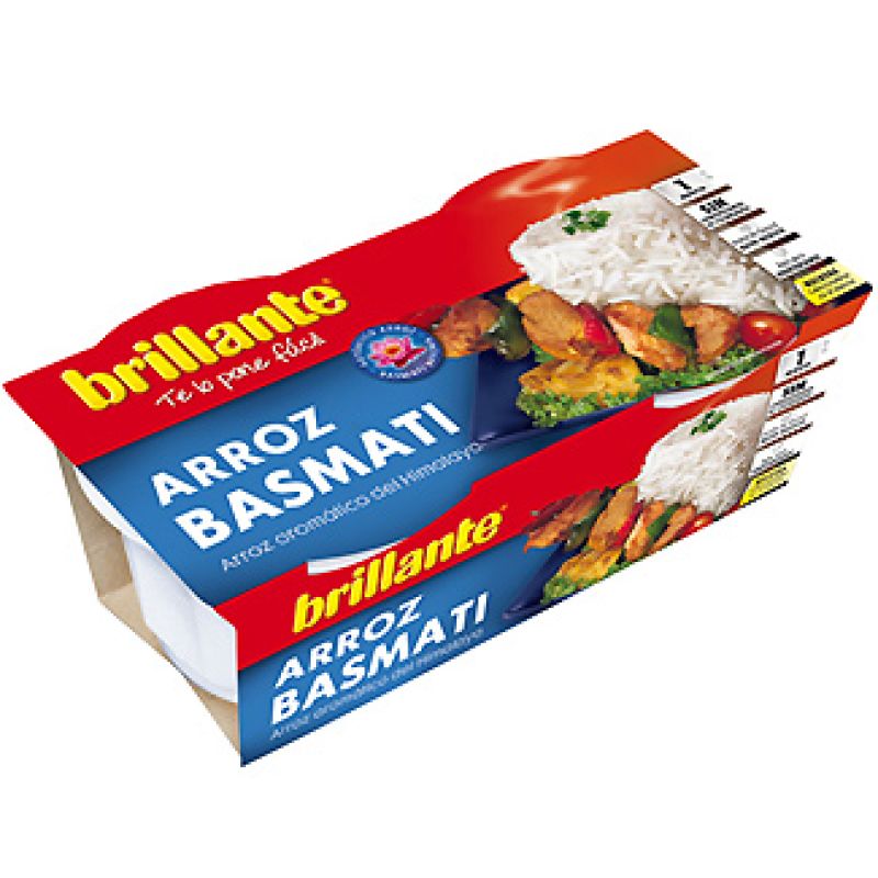 Pack de riz Basmati 2 pcs. Brillante 250 gr.