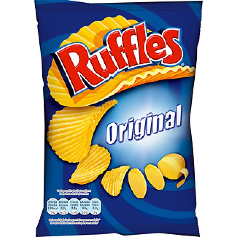 Ruffles copeaux de saveur originale 150 gr.