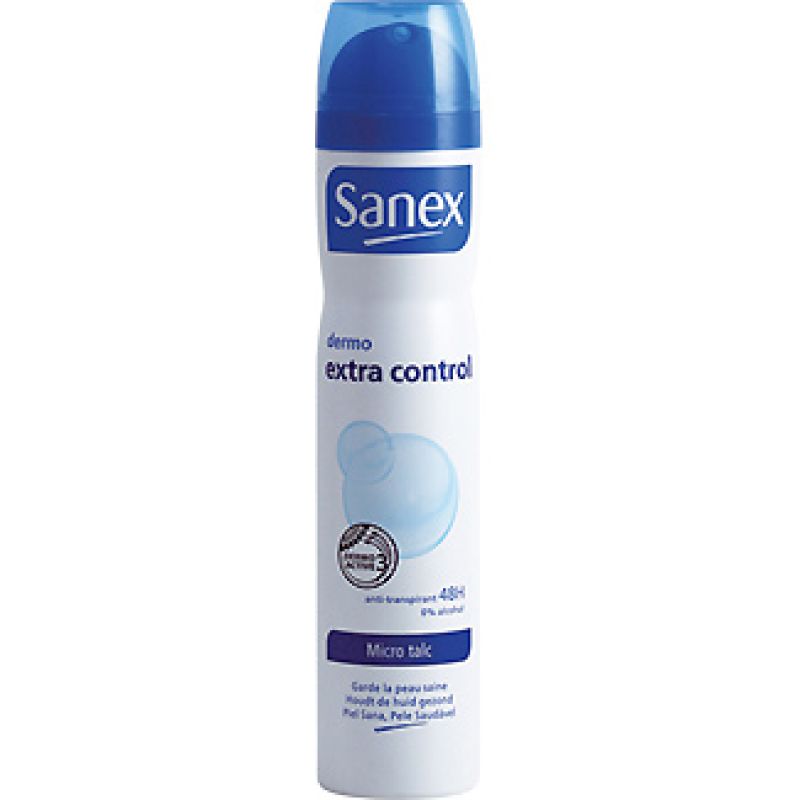 Desodorante spray Sanex Dermo extra Control 200 ml.