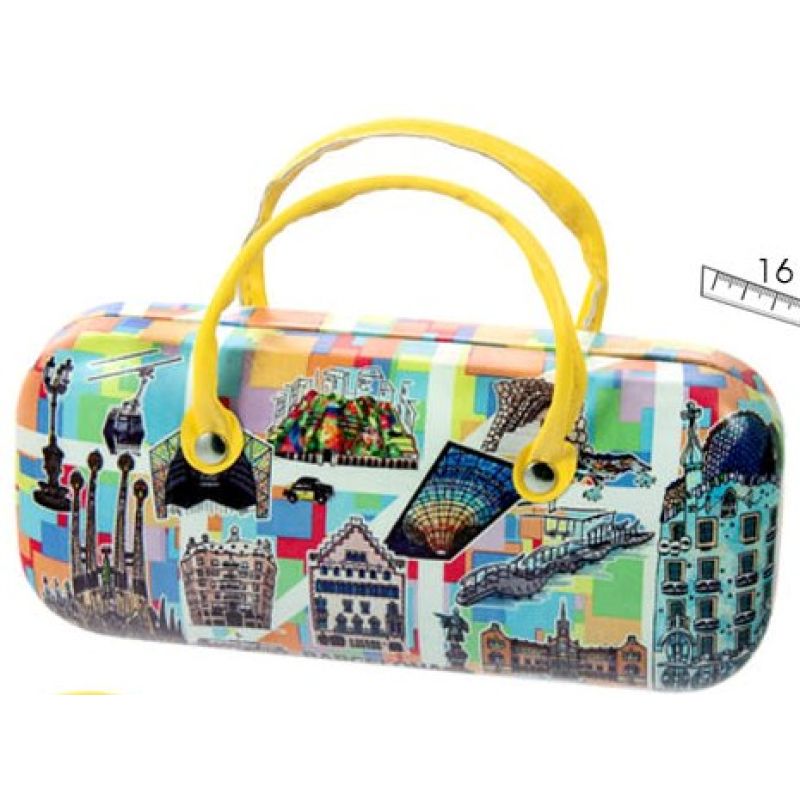 Case with handles for glasses Barcelona