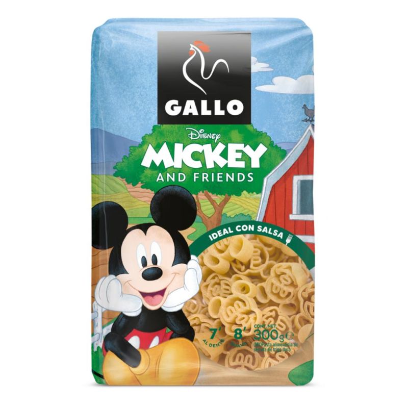 Pasta Mickey Gallo 300 gr.