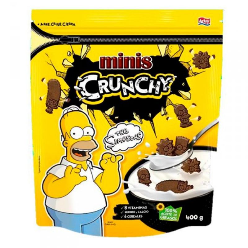 Galletas minis Crunchy The Simpsons Arluy 400 gr.