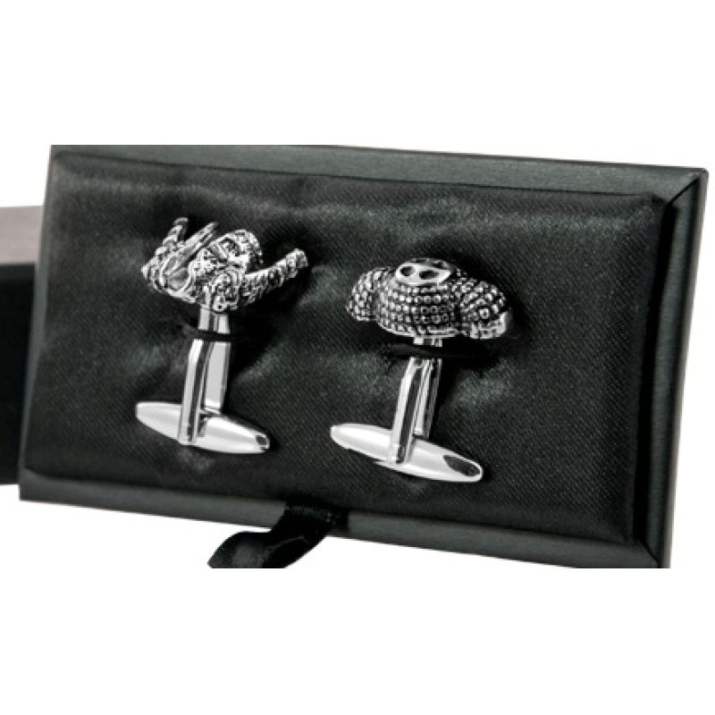 Metal cufflinks Flamenco and Bull