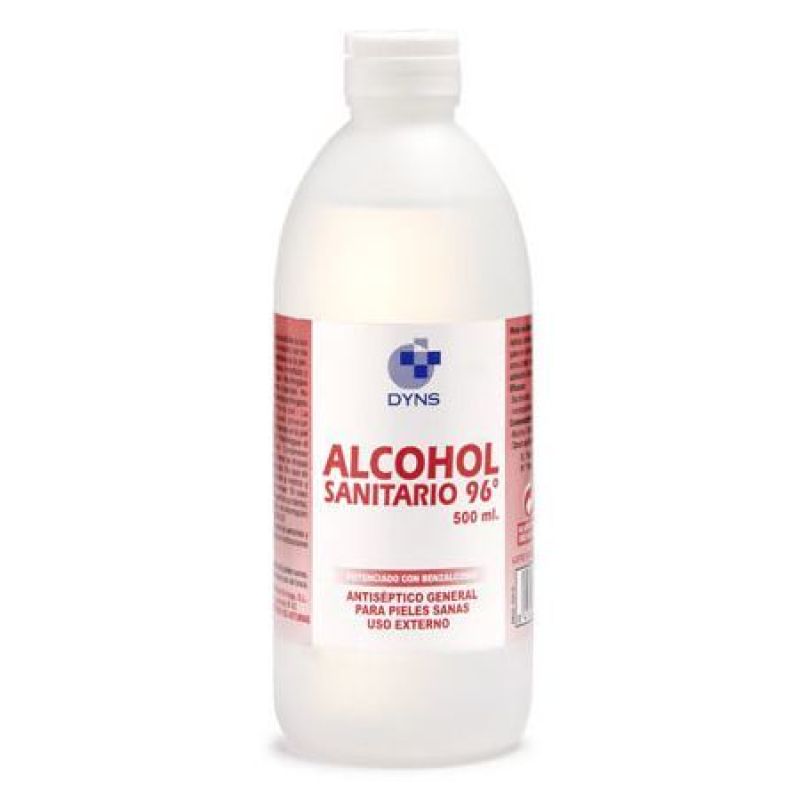 Alcohol sanitario 96º Dyns 250 ml.