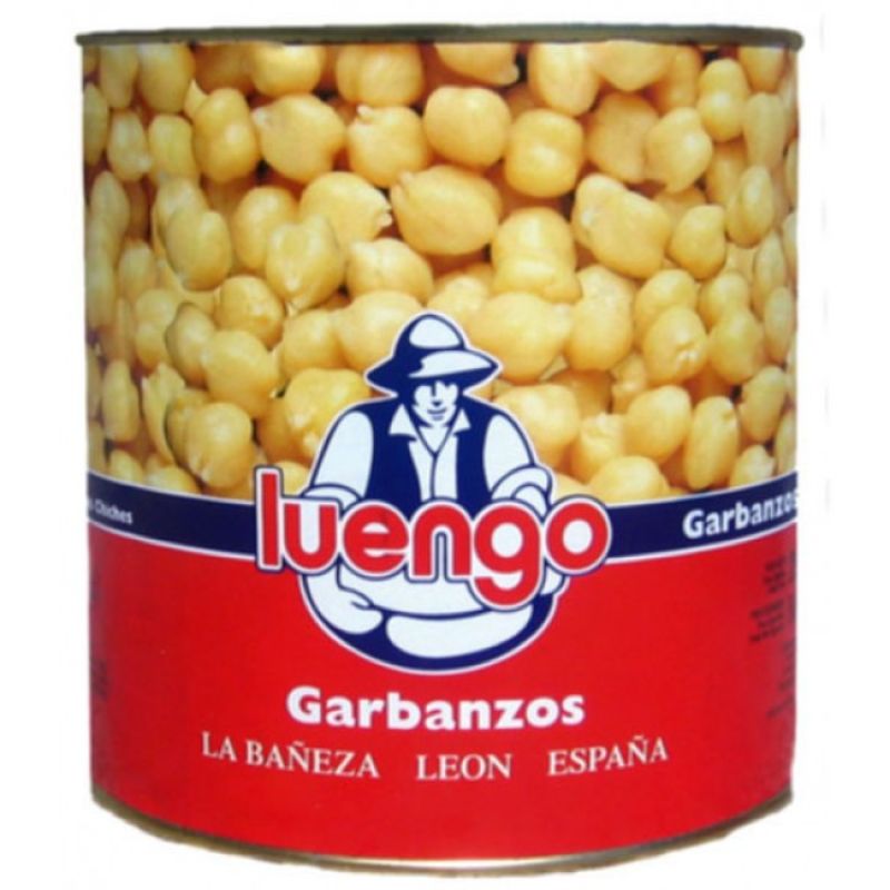 Garbanzos cocidos Luengo 2,6 kg.