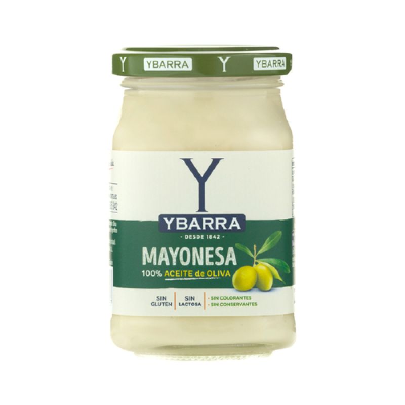 Mayonnaise 100% olive Ybarra 225 gr.
