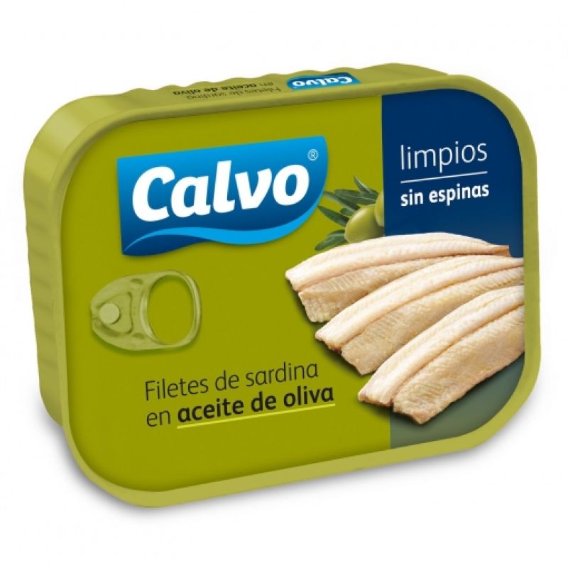 Sardinenfilets In Olivenöl Calvo 70 Gr.