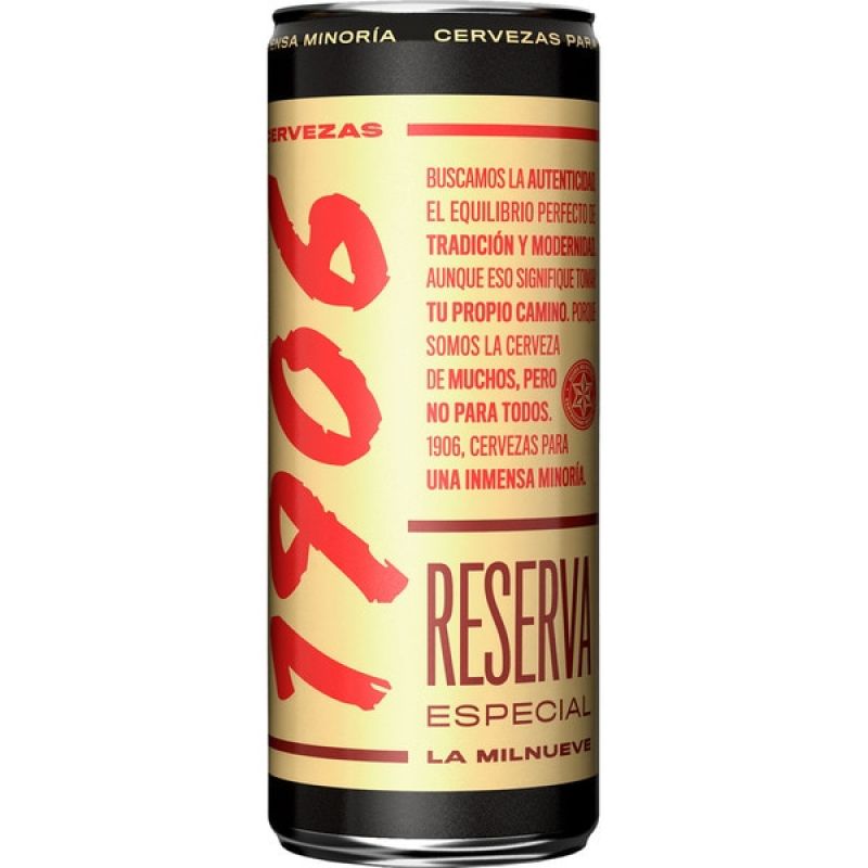 Cerveza Reserva Especial 1906 Estrella Galicia pack 10 latas