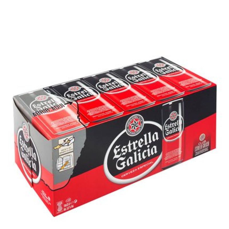 Estrella Galicia Bier 33 cl. pack 24 ud.