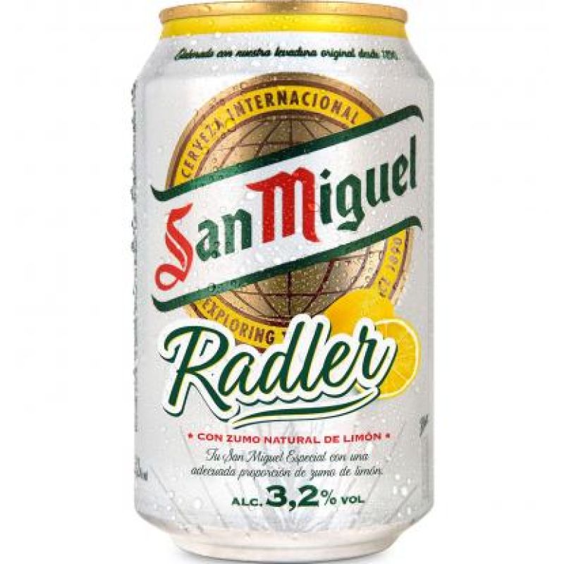 San Miguel Radler Beer 33 cl .