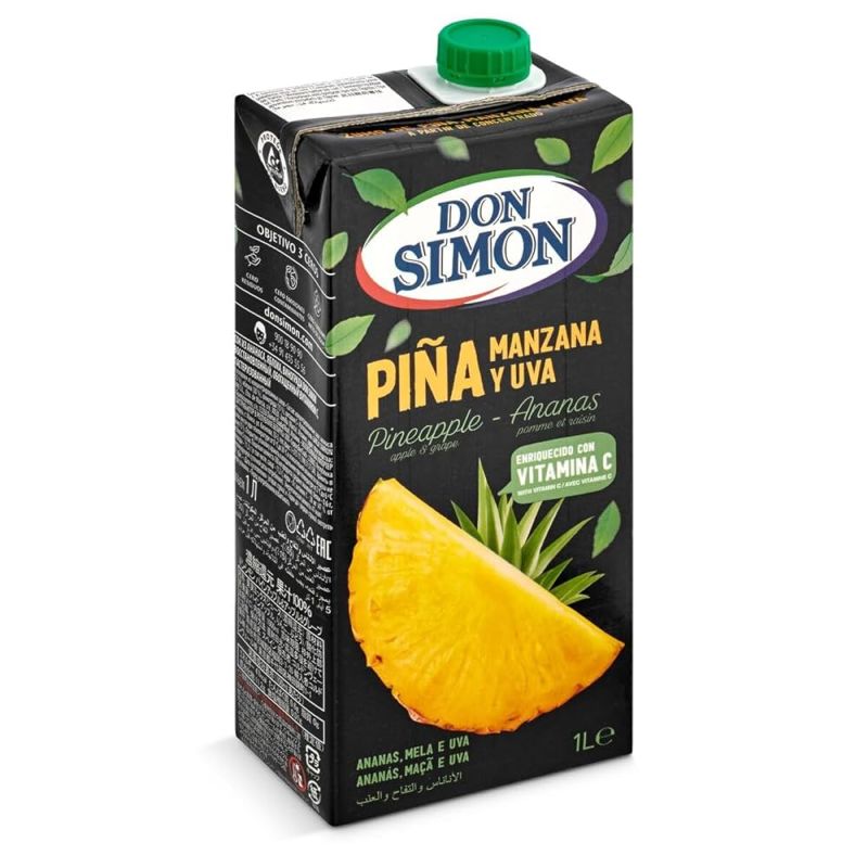 Jus d´ananas, de pomme et de raisin Don Simón 1 l.