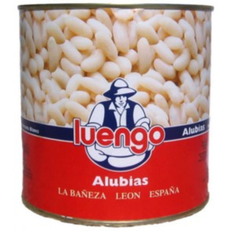 Haricots blancs cuits Luengo 2,6 kg